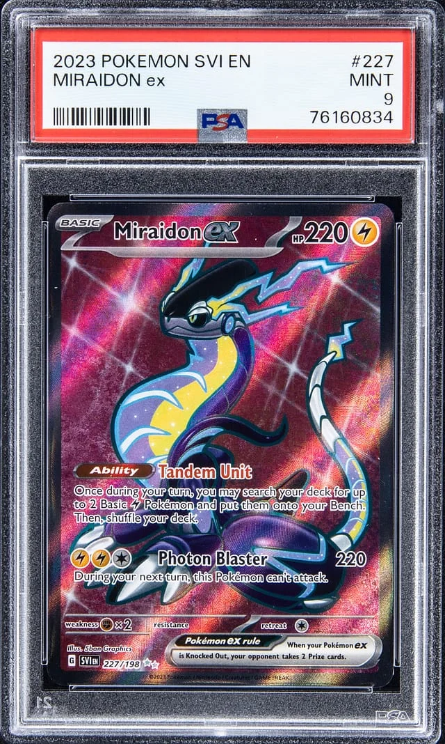 2023 Pokemon SVI EN Miraidon EX #227 card image