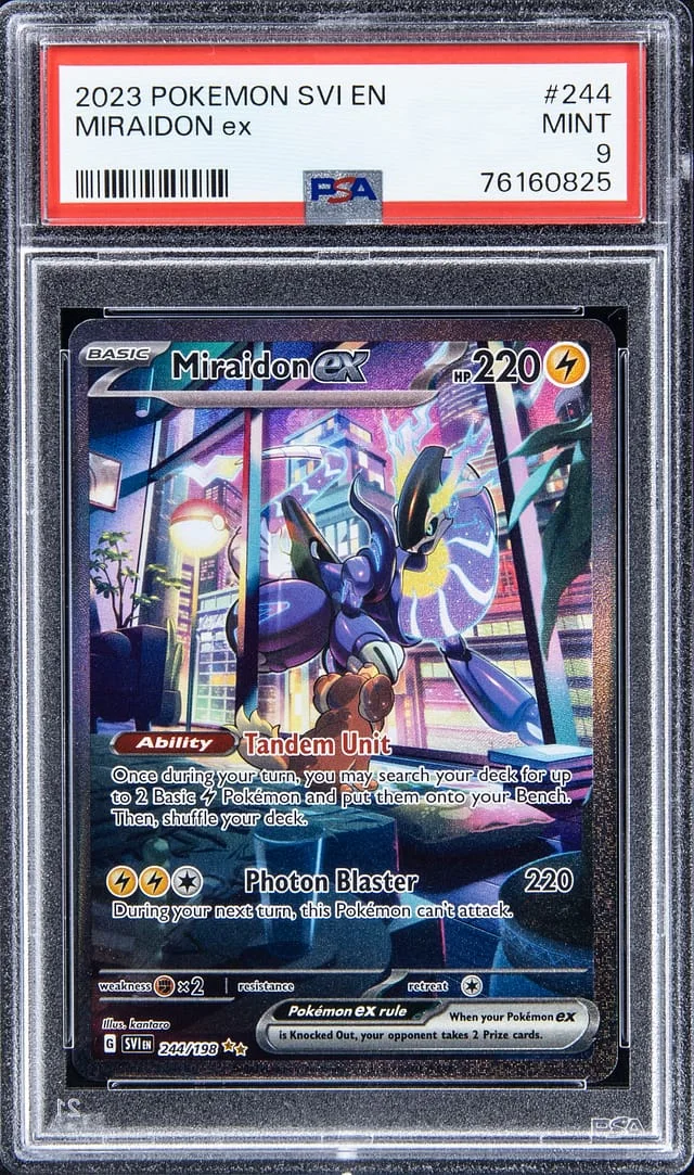 2023 Pokemon SVI EN Miraidon EX #244 card image