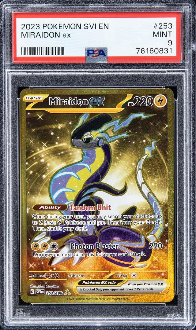 2023 Pokemon SVI EN Miraidon EX #253 card image