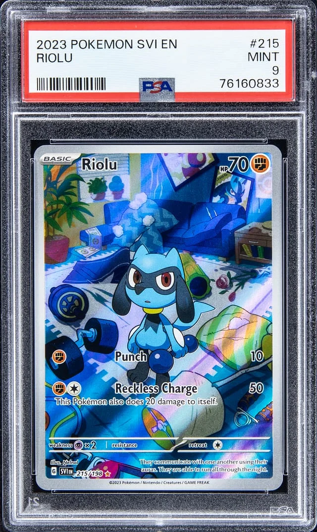 2023 Pokemon SVI EN Riolu #215 card image