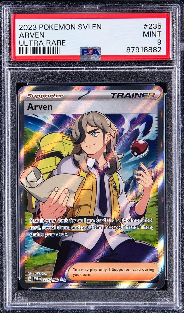 2023 Pokemon SVI EN Scarlet and Violet Ultra Rare Arven #235 card image
