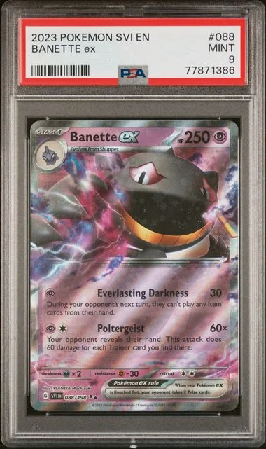 2023 Pokemon SVI En-Scarlet & Violet Banette Ex #088 card image