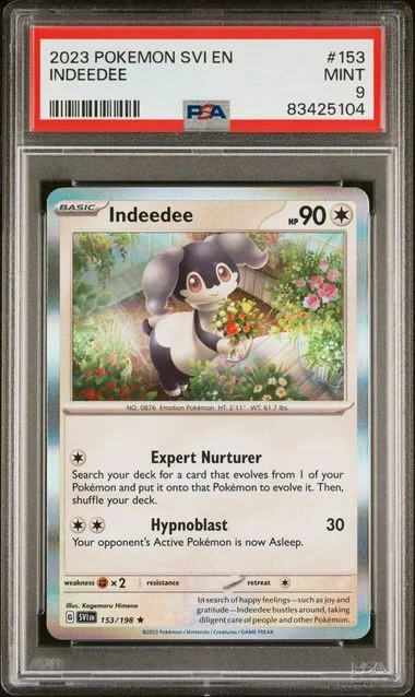 2023 Pokemon SVI En-Scarlet & Violet Indeedee #153 card image
