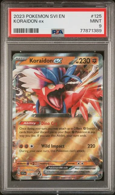 2023 Pokemon SVI En-Scarlet & Violet Koraidon Ex #125 card image