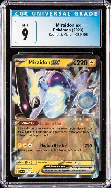 2023 Pokemon SVI En-Scarlet & Violet Miraidon Ex #081 card image