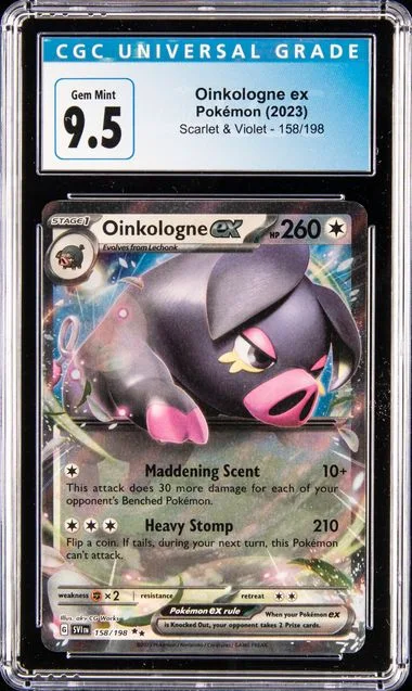 2023 Pokemon SVI En-Scarlet & Violet Oinkologne Ex #158 card image