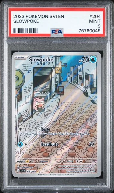 2023 Pokemon SVI EN Scarlet & Violet Slowpoke #204 card image