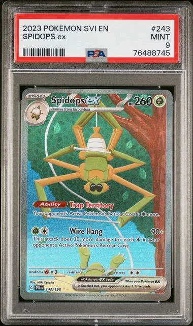 2023 Pokemon SVI En Scarlet & Violet Spidops ex #243 card image