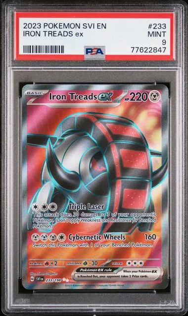 2023 Pokemon SVI En-Scarlet & Violet Ultra Rare Iron Treads Ex #233 card image