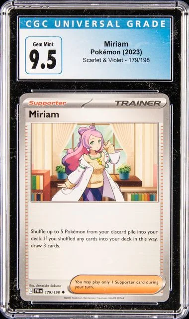 2023 Pokemon SVI Scarlet & Violet Miriam #179 card image