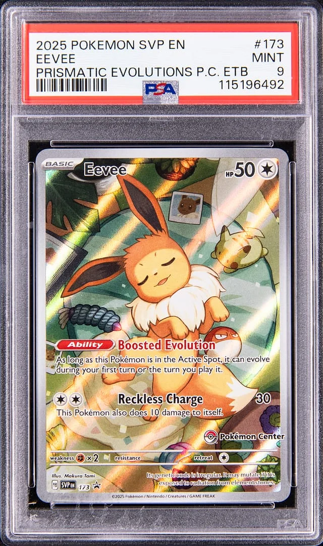 2023 Pokemon SVP EN Prismatic Evolutions P.C. ETB Eevee #173 card image