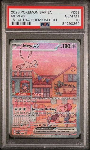2023 Pokemon Svp En-Sv Black Star Promo 151 Ultra-Premium Collection Mew Ex #053 card image