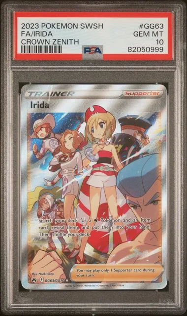 2023 Pokemon Sword and Shield Crown Zenith Full Art/Irida #GG63 card image