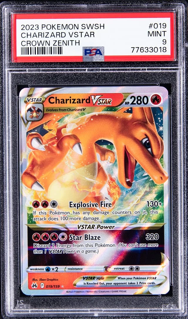 2023 Pokemon Sword & Shield Crown Zenith Full Art Charizard VSTAR #019 card image