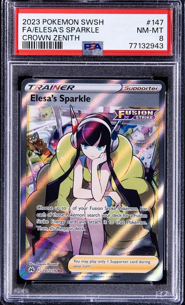 2023 Pokemon Sword & Shield Crown Zenith Full Art Elesa's Sparkle #147 card image