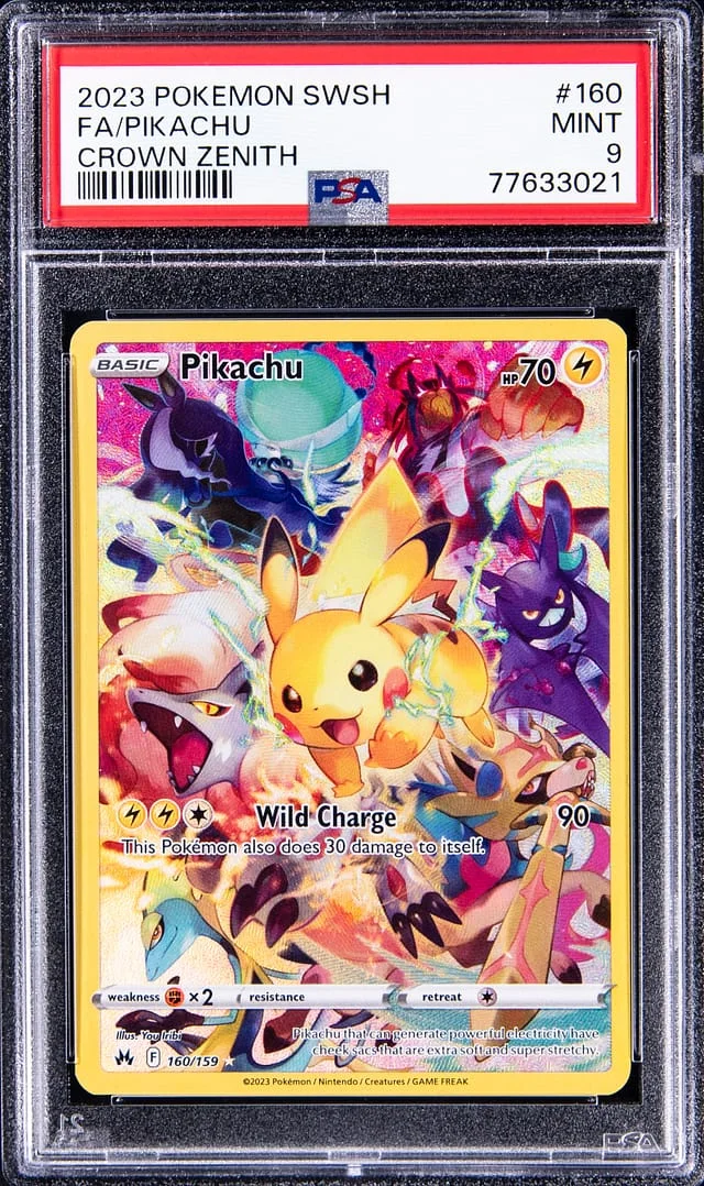 2023 Pokemon Sword & Shield Full Art Pikachu #160 card image