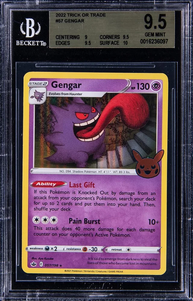 2023 Pokemon Trick or Trade Rare Holofoil Gengar #57 card image