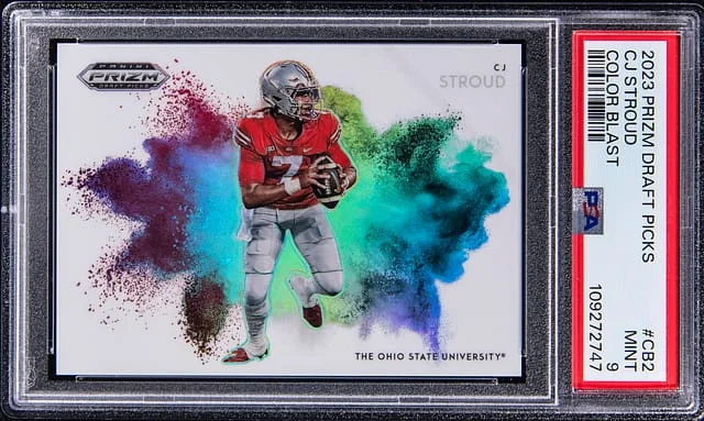 2023 Prizm CJ Stroud Draft Picks Color Blast #CB2 card image