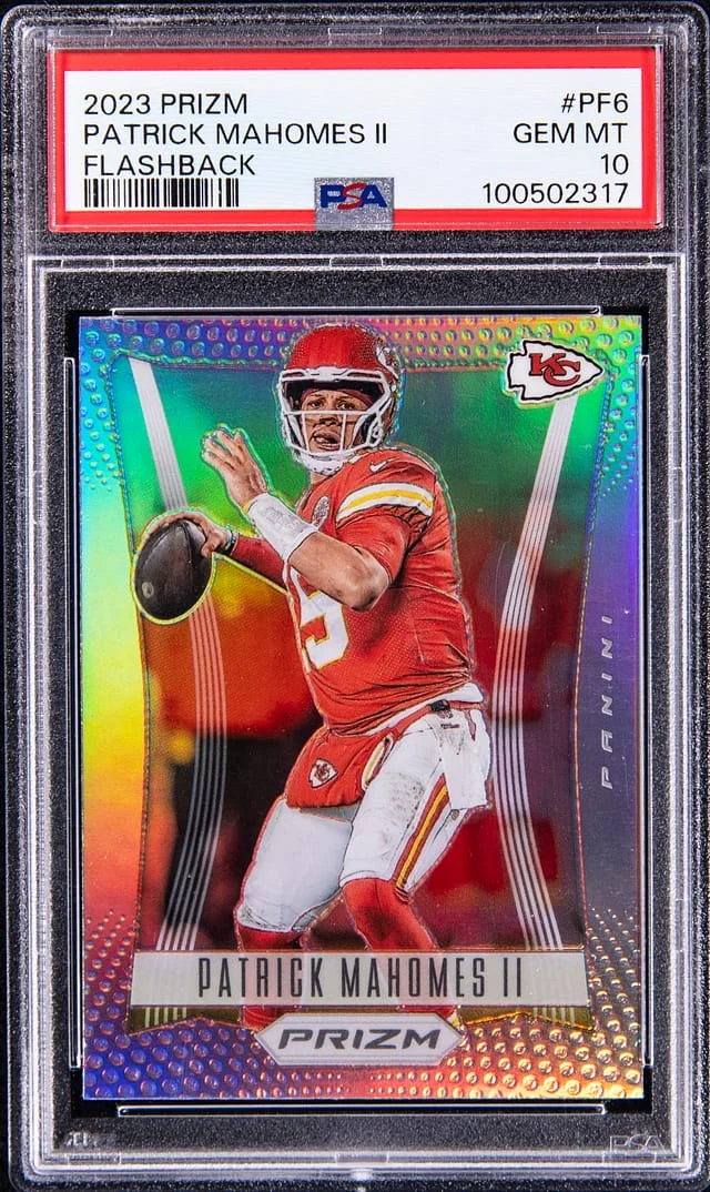 2023 Prizm Patrick Mahomes II Flashback #PF6 card image