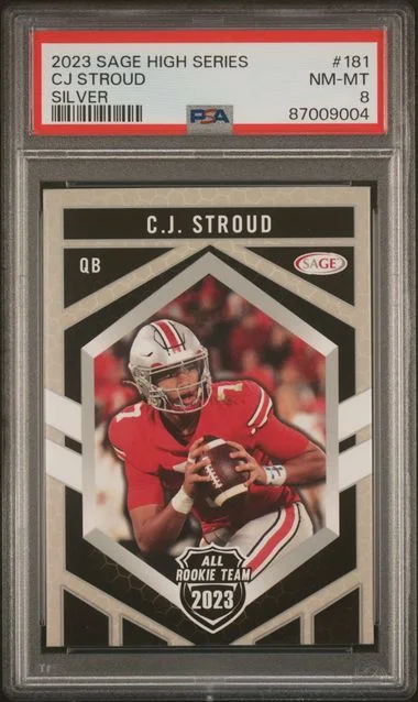 2023 Sage High Series Silver C.J. Stroud #181 card image