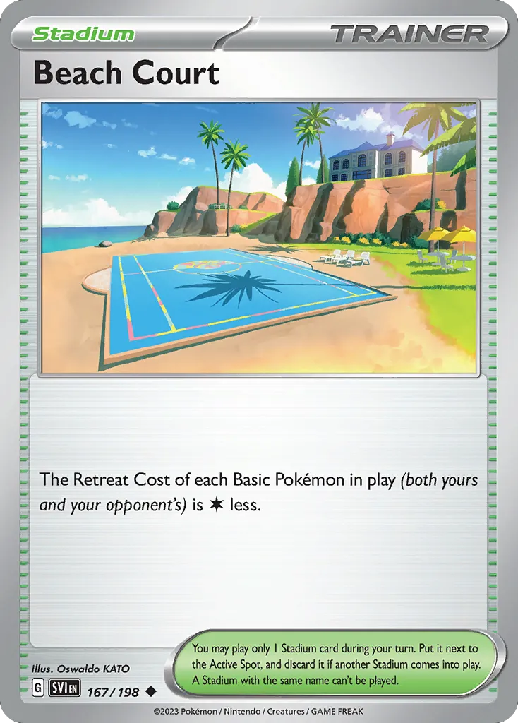 2023 Scarlet & Violet Beach Court #167/198 Uncommon card image