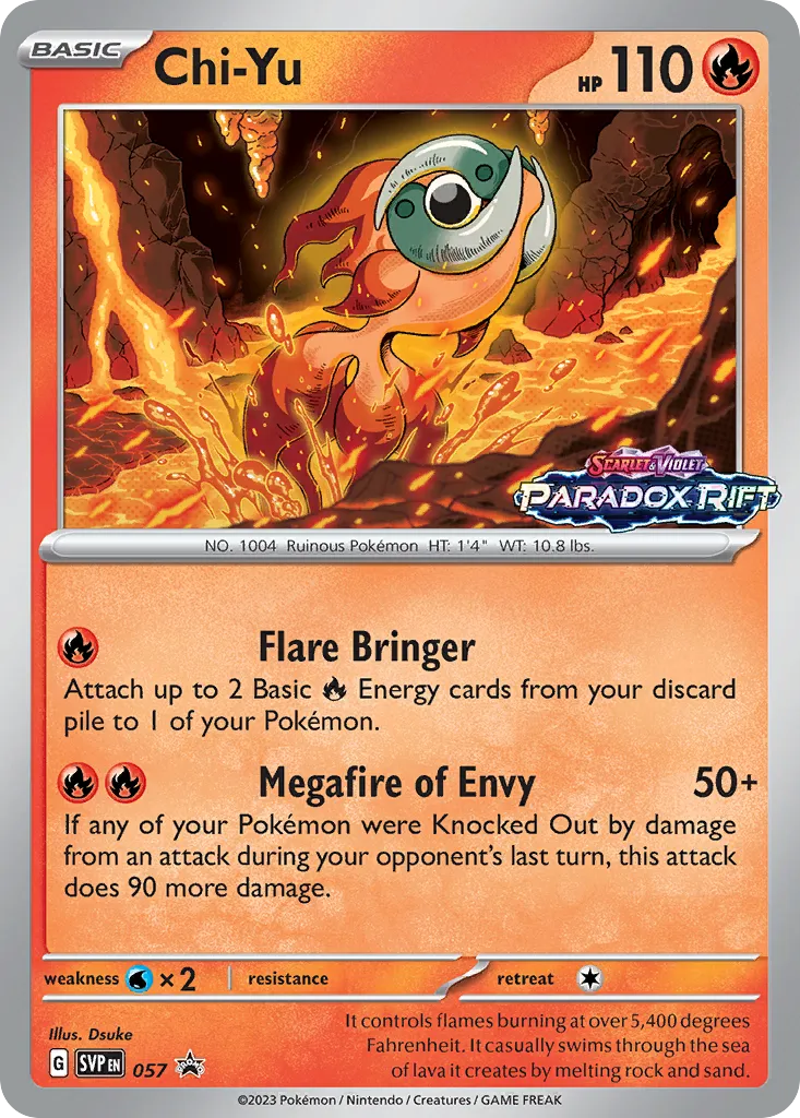 2023 Scarlet & Violet Black Star Promos Chi-Yu #057/215 card image