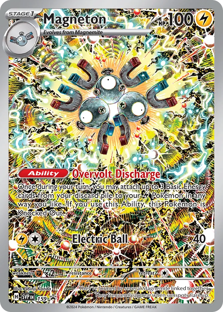 2023 Scarlet & Violet Black Star Promos Magneton #153/215 card image