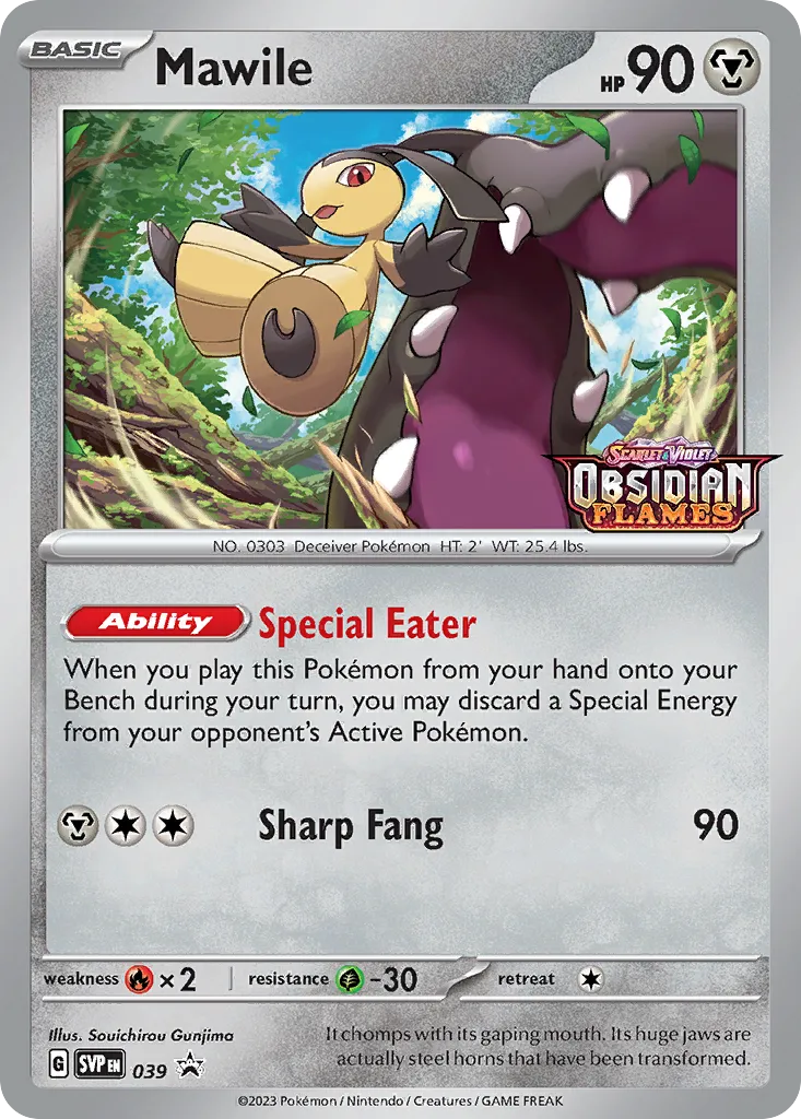 2023 Scarlet & Violet Black Star Promos Mawile #039/215 card image