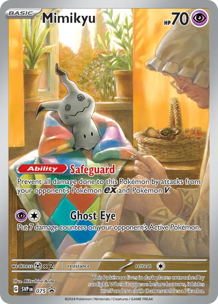 2023 Scarlet & Violet Black Star Promos Mimikyu #075/215 card image