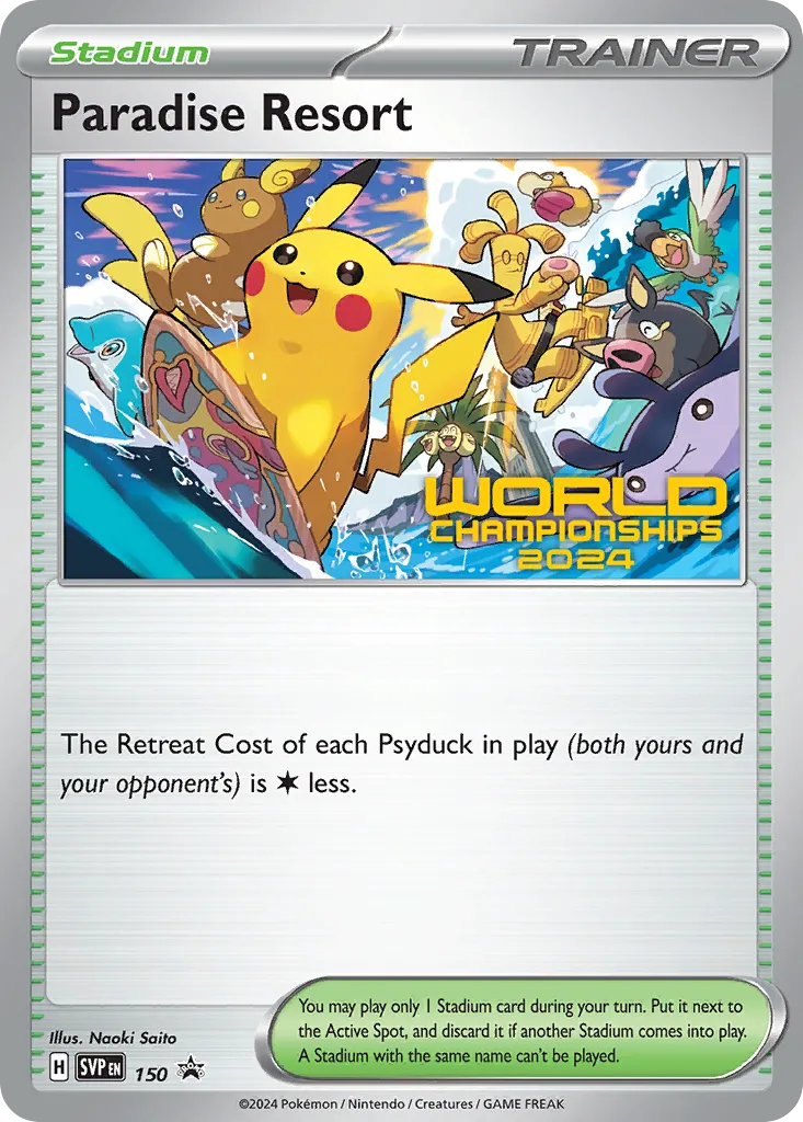 2023 Scarlet & Violet Black Star Promos Paradise Resort #150/215 card image