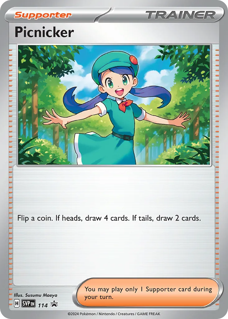 2023 Scarlet & Violet Black Star Promos Picnicker #114/215 card image
