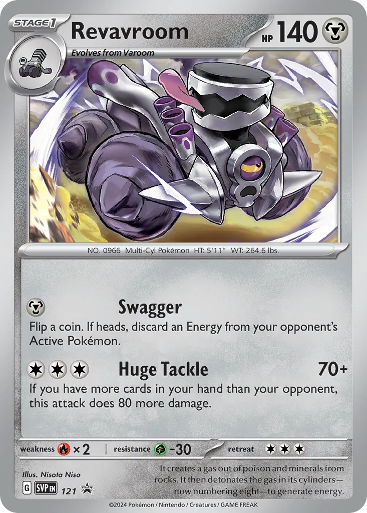 2023 Scarlet & Violet Black Star Promos Revavroom #008/215 card image