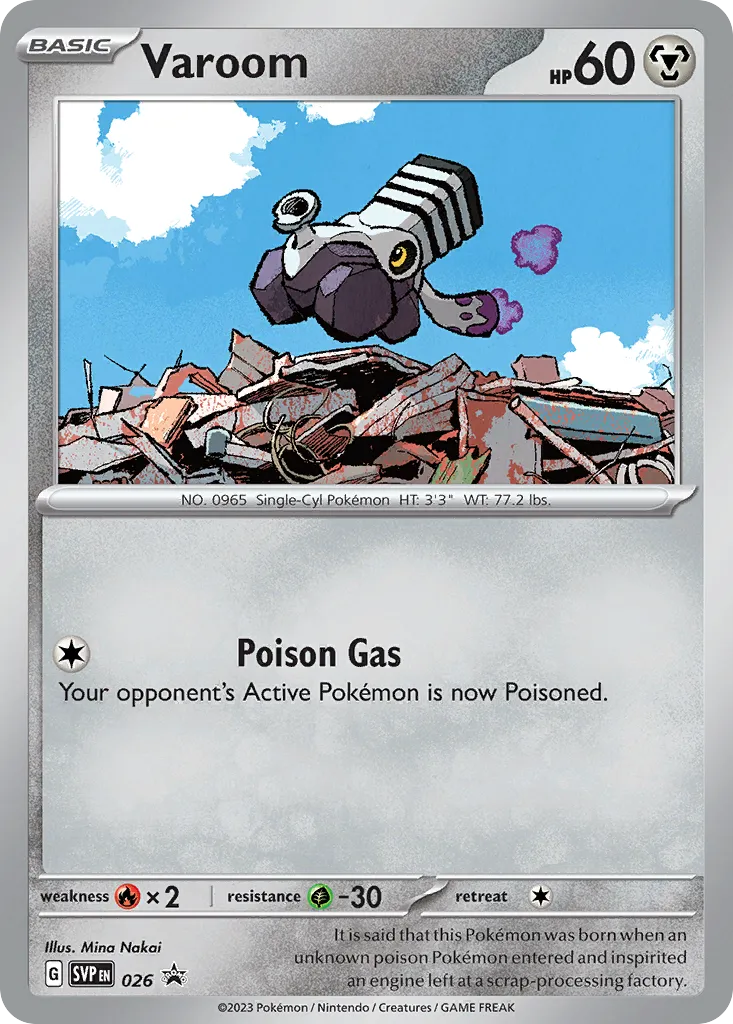 2023 Scarlet & Violet Black Star Promos Varoom #026/215 card image