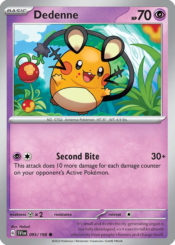 2023 Scarlet & Violet Dedenne Common #094/198 Common card image