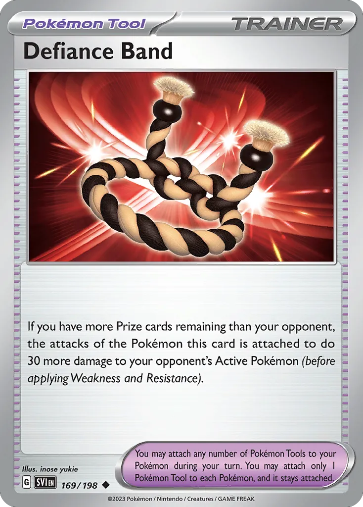 2023 Scarlet & Violet Defiance Band #169/198 Uncommon card image