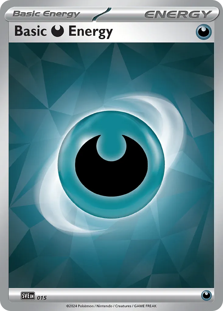 2023 Scarlet & Violet Energies Basic Darkness Energy Common #7/8 Common card image