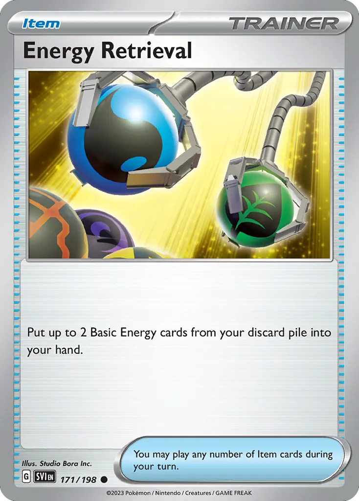 2023 Scarlet & Violet Energy Retrieval #171/198 Common card image