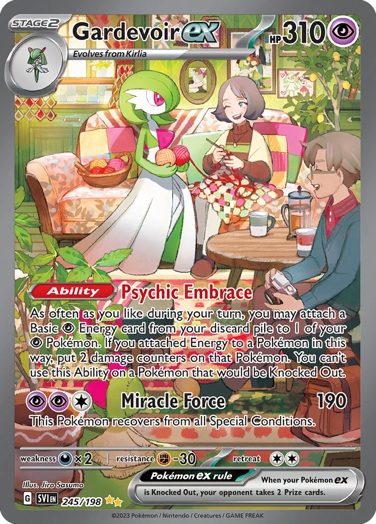 2023 Scarlet & Violet Gardevoir ex #228/198 Ultra Rare card image