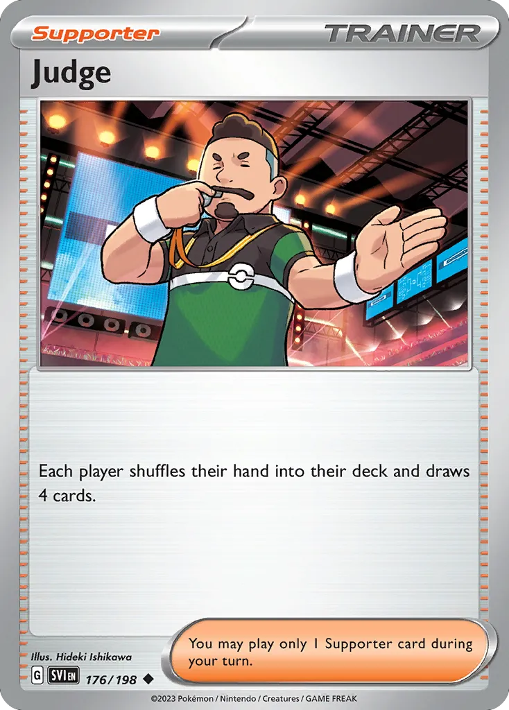 2023 Scarlet & Violet Judge #176/198 Uncommon card image