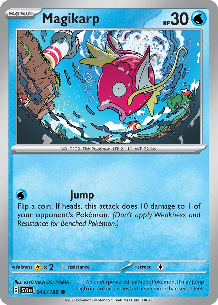 2023 Scarlet & Violet Magikarp Common #044/198 Common card image