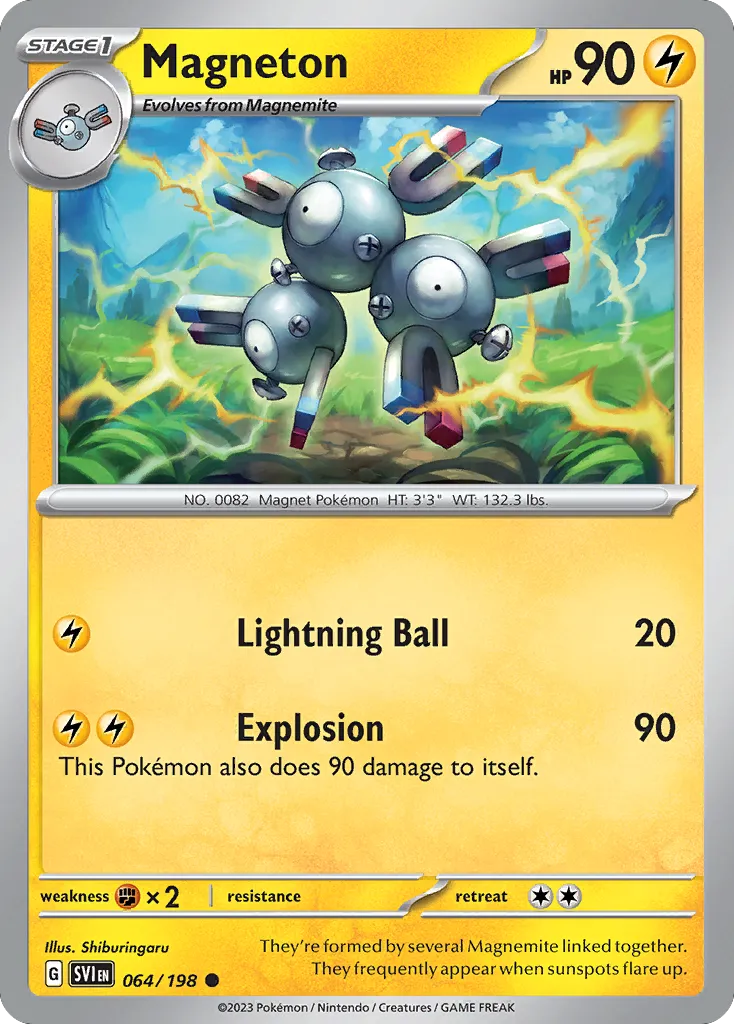 2023 Scarlet & Violet Magneton #064/198 Common card image