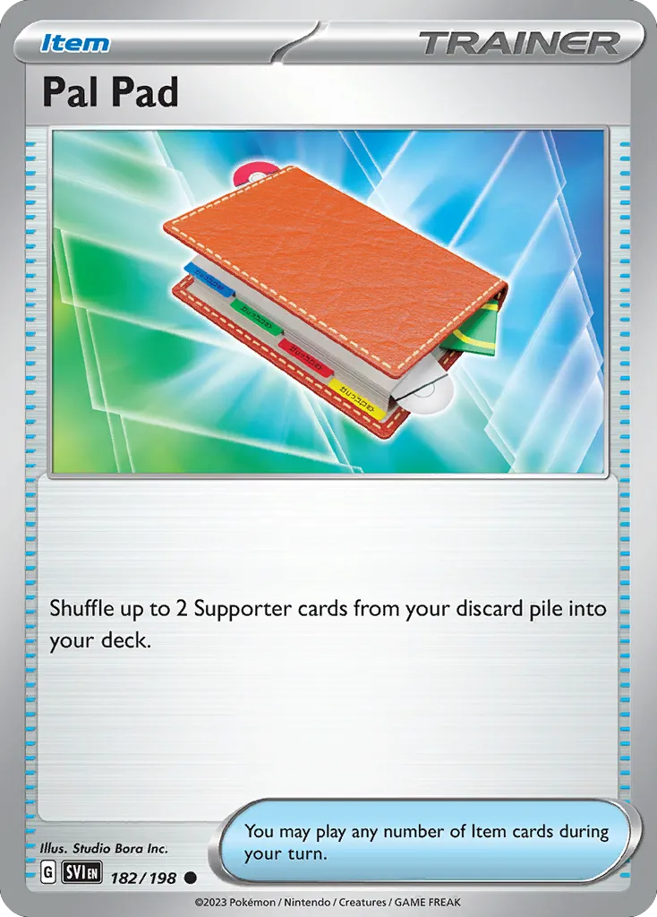 2023 Scarlet & Violet Pal Pad #182/198 Common card image