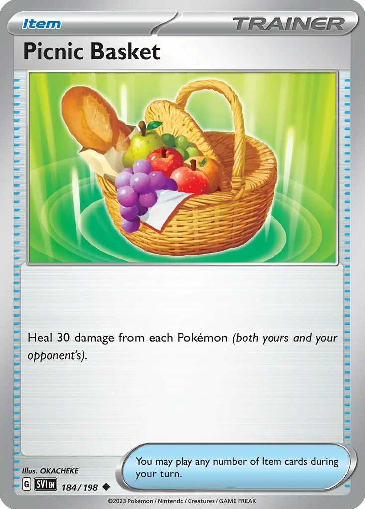 2023 Scarlet & Violet Picnic Basket #184/198 Uncommon card image