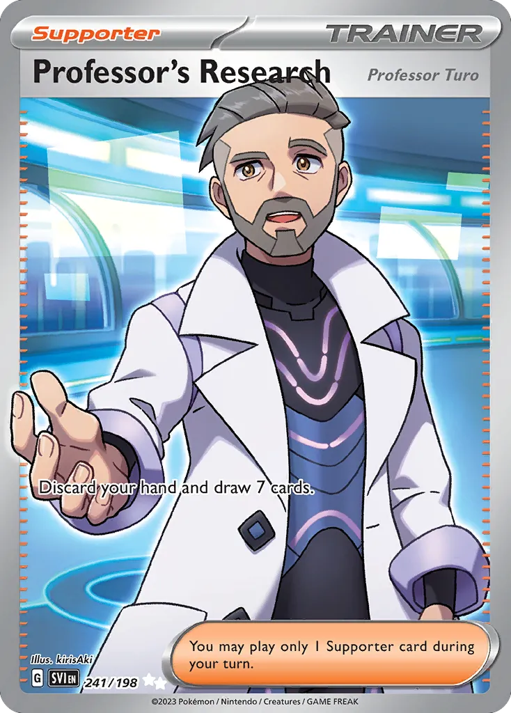 2023 Scarlet & Violet Professor's Research (Professor Turo) #190/198 Rare card image