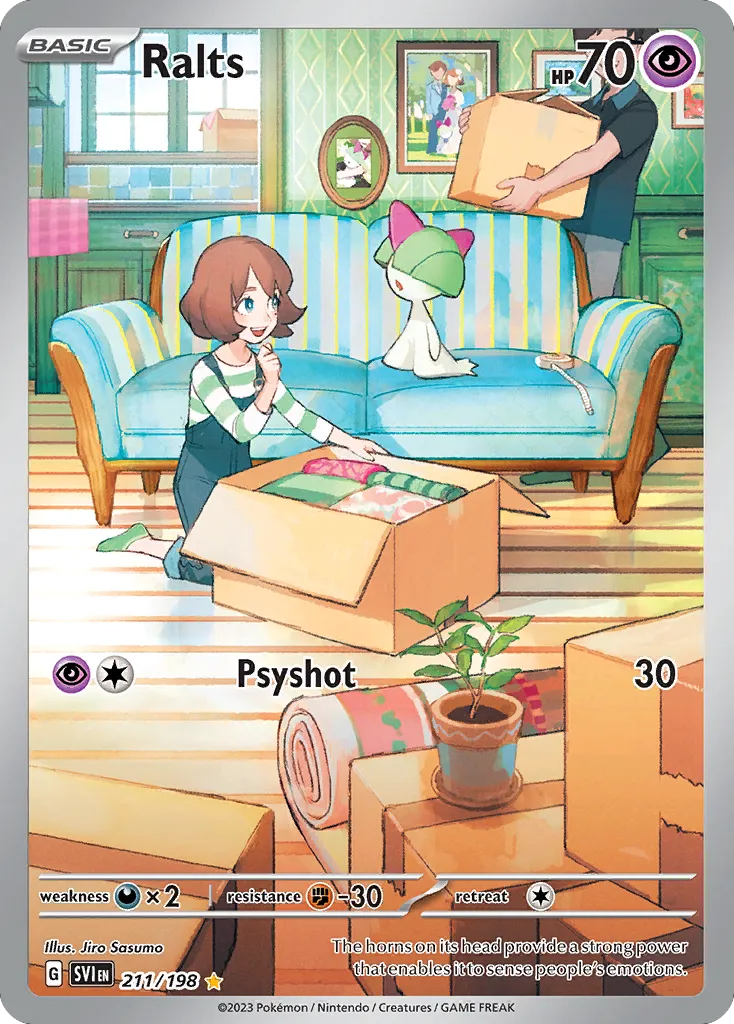 2023 Scarlet & Violet Ralts Common #084/198 Common card image