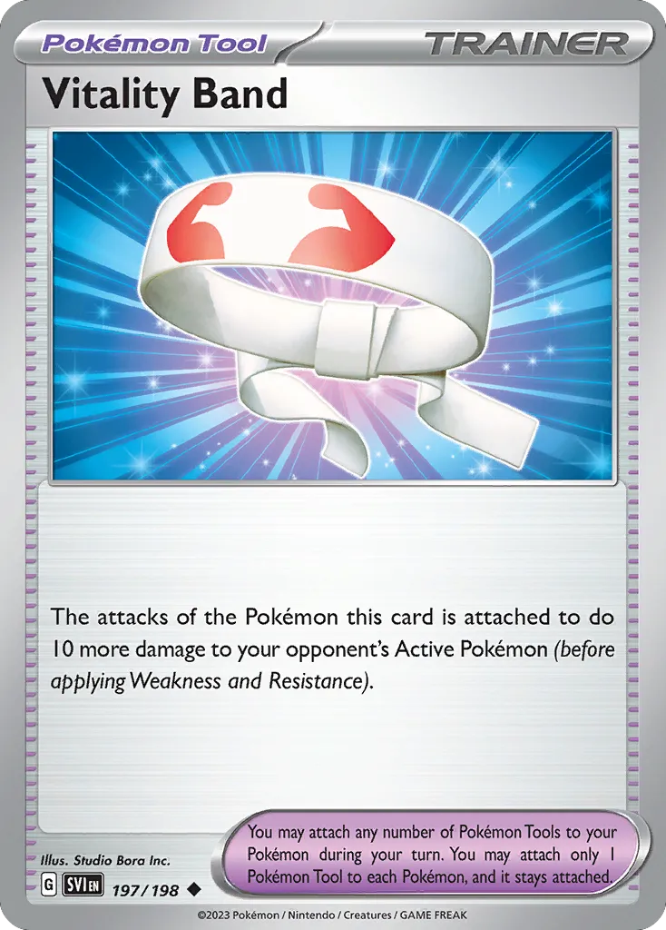 2023 Scarlet & Violet Vitality Band #197/198 Uncommon card image