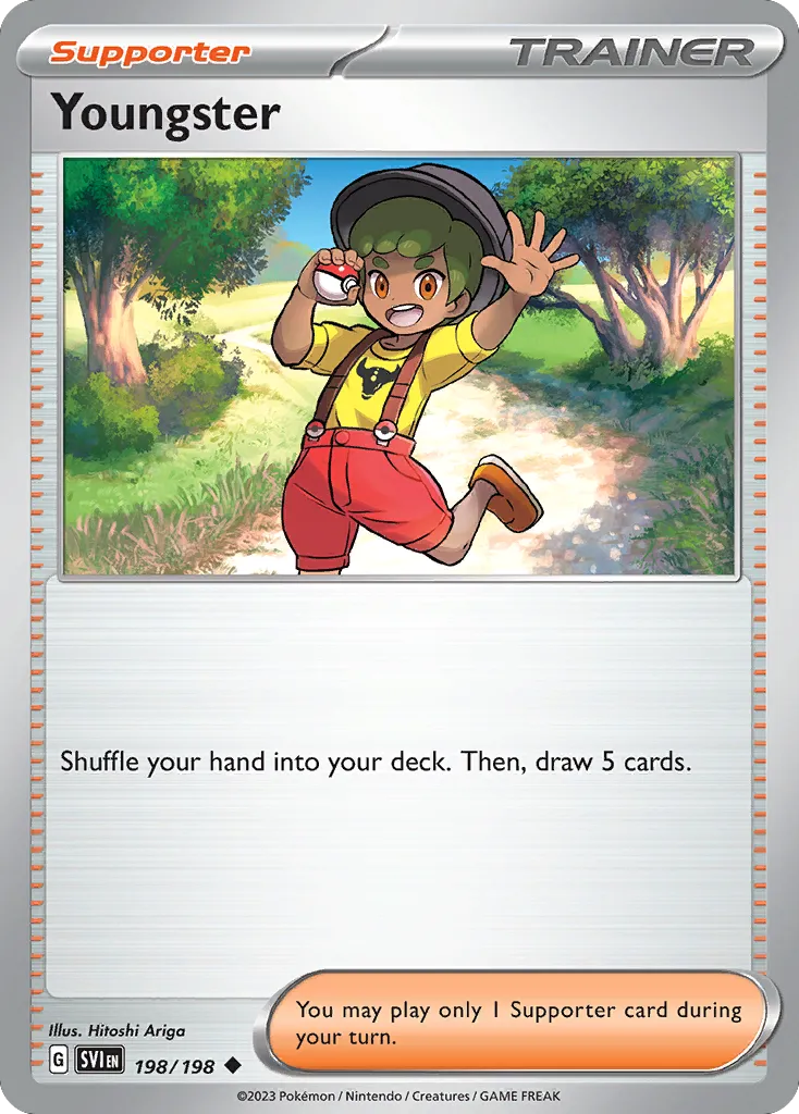 2023 Scarlet & Violet Youngster #198/198 Uncommon card image