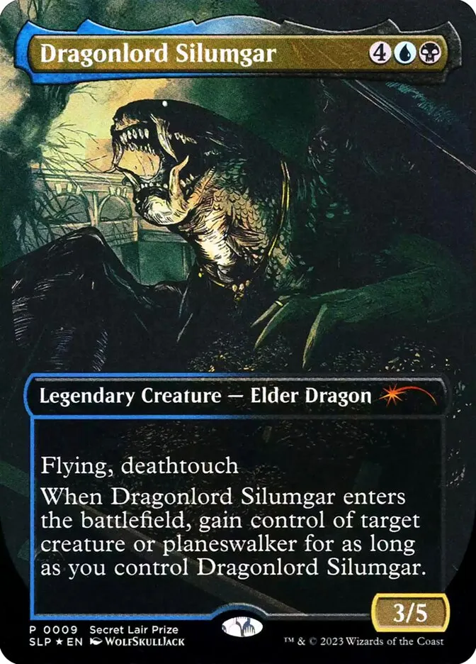 2023 Secret Lair Showdown Dragonlord Silumgar mythic #9 unlisted card image