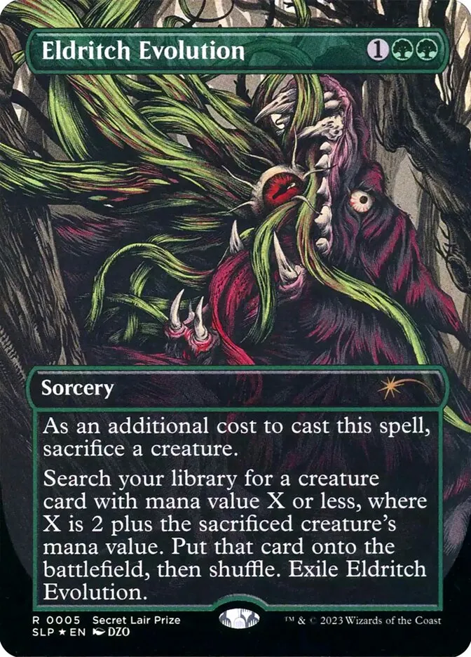 2023 Secret Lair Showdown Eldritch Evolution rare #5 unlisted card image