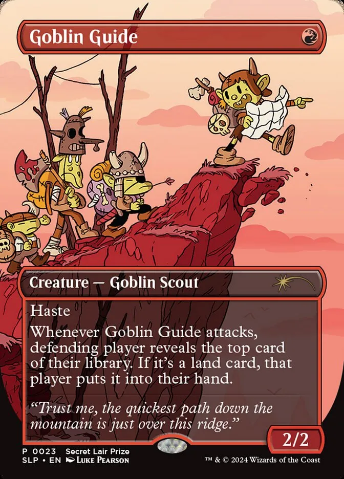 2023 Secret Lair Showdown Goblin Guide rare #23 unlisted card image